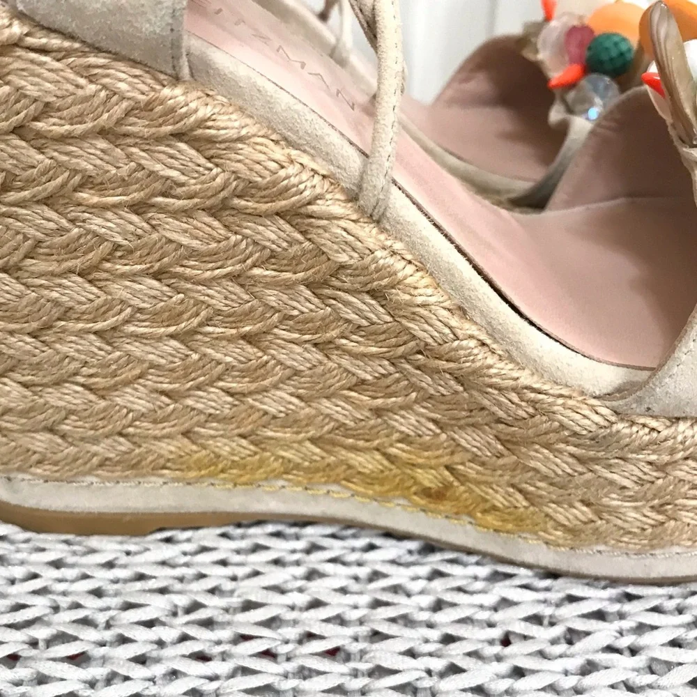 Stuart Weizman Embellished Platform Espadrille - Picture 16 of 16